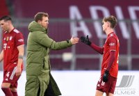 Fussball 1. Bundesliga Saison 21/22: FC Bayern Muenchen - Borussia Moenchengladbach