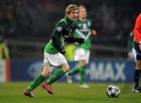 Fussball, Champions League, Saison 2010/2011: Bremen, MARIN Einzelaktion