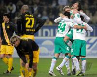 Fussball DFB Pokal  Achtelfinale 08/09   Borussia Dortmund - Werder Bremen
