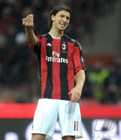 FUSSBALL SERIE A:  Zlatan Ibrahimovic (AC Mailand)