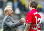 Fussball 1. Bundesliga: Dortmund - Wolfsburg, Jubel WOLFSBURG