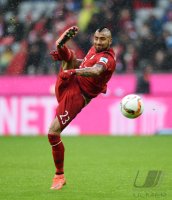 Fussball 1. Bundesliga Saison 15/16: Arturo Vidal (FC Bayern Muenchen)