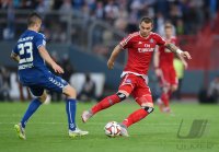 Fussball, 1. Bundesliga  Saison 2014/2015 Relegation: Karlsruher SC - Hamburger SV