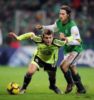 FUSSBALL, 1. BUNDESLIGA, 14. Spieltag: Bremen - Wolfsburg