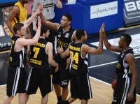 Basketball 1. Bundesliga 2012/2013:  Walter Tigers Tuebingen -Neckar Riesen Ludwigsburg