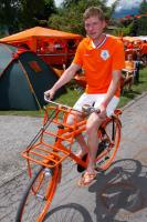 FUSSBALL EURO 2008: Fancamp der Niederlaender in Interlaaken