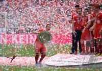 Fussball 1. Bundesliga  Saison  2012/2013:  Deutscher Meister 12/13 FC Bayern Muenchen