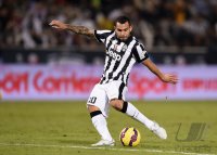 Fussball Supercoppa Italia Finale 2014 in Doha: Carlos Tevez (Juventus Turin)