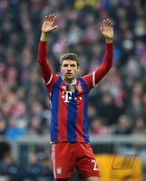 Fussball 1. Bundesliga Saison 14/15: Thomas Mueller (FC Bayern Muenchen)