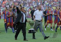 FUSSBALL International :  FC Barcelona wir als  spanischer Meister geehrt 09/10