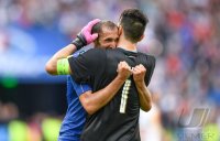 Fussball Europameisterschaft Achtelfinale 2016: Italien - Spanien