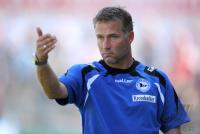 Fussball DFB Pokal:  Trainer  Thomas Gerstner (Bielefeld)