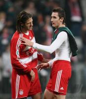 Fussball  FC Bayern Muenchen  Klose am Ball