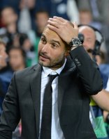 Fussball Supercup Finale 2013: Trainer Pep Guardiola (FC Bayern Muenchen)
