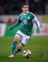 FUSSBALL, 1. BUNDESLIGA, 16. Spieltag: Wolfsburg, PEKARIK Einzelaktion