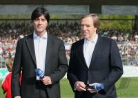 Fussball International Bundestrainer Loew und Netzer