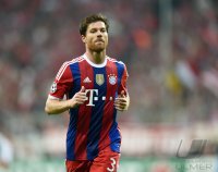Fussball CHL  Saison 2014/2015: Xabi Alonso (FC Bayern Muenchen)