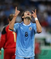 Fussball International EM 2012 Testspiel: Sebastian EGUREN (Uruguay)