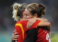 FUSSBALL  Olympia 2008   Viertelfinale  Frauen   Schweden - Deutschland