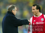 FUSSBALL  1.  Bundesliga  Hitzfeld mit Jeremies
