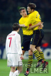 Fussball UCL: Dortmund - Moskau, Jubel n. 1:0