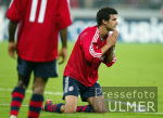 FUSSBALL CHL   FCB  - AC Mailand    Ballack (FCB) am Boden