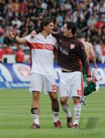 FUSSBALL 1. BUNDESLIGA: JUBEL GOMEZ (VfB Stuttgart)