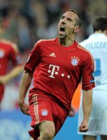 FUSSBALL INTERNATIONAL  CHL Viertelfinale 11/12:  FC Bayern Muenchen - Olympic Marseille