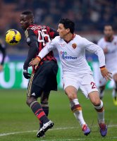 FUSSBALL SERIE A 2013/2014:  AC Mailand - AS Rom