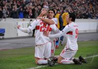 FUSSBALL  International CHL 09/10 : JUBEL VfB Stuttgart