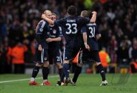 FUSSBALL  International CHL 09/10 :  ManU - FC Bayern  Muenchen