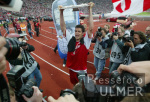 FUSSBALL  1. Liga  FC Bayern  JUBEL Ballack   Meisterschale