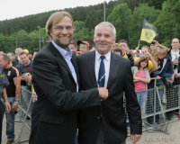 FUSBALL  Meistertrainer Klopp  (BVB Dortmund)  beim Empfang im Heimatort  Glatten