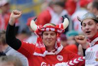 Fussball WM-Qualifikation:  DEN Fan