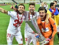 FUSSBALL EUROPA LEAGUE FINALE 13/14: JUBEL FC Sevilla