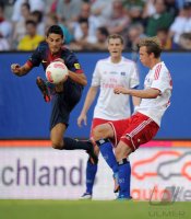 Fussball 1. Bundesliga, Saison 2012/2013: Testspiel Hamburger SV - FC Barcelona