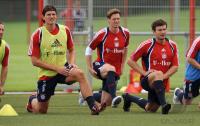 Fussball 1. Bundesliga: Training beim FC Bayern Muenchen
