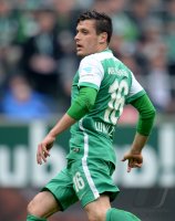 Fussball, 1. Bundesliga  Saison 2014/2015: SV Werder Bremen - Borussia Moenchengladbach