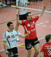 Volleyball  1. Bundesliga  09/10:  ENBW TV Rottenburg - VfB Friedrichshafen