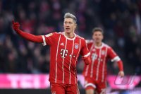 Fussball  1.Bundesliga   Saison 17/18: FC Bayern Muenchen - Hannover 96