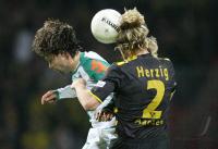 Fussball, 1. Bundesliga: Bremen - Aachen