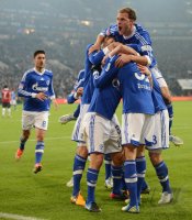 Fussball, 1. Bundesliga12/13: FC Schalke 04 - Hannover 96