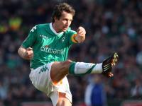 Fussball 1. Bundesliga: Bremen, BAUMANN