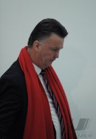 Fussball DFB Pokal 10/11 :  Trainer Louis van Gaal (FC Bayern Muenchen)