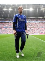 Fussball 1. Bundesliga : Torwart Manuel Neuer (FC Schalke 04)  in der ALLIANZ ARENA