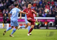 Fussball 1. Bundesliga Saison 21/22: FC Bayern Muenchen -  SC Freiburg