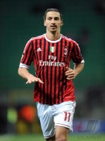 FUSSBALL SERIE A:  Zlatan Ibrahimovic (AC Mailand)
