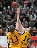Basketball  1. Bundesliga  10/11   Walter Tigers Tuebingen - EnBW Ludwigsburg