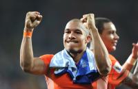 FUSSBALL WM 2010, VIERTELFINALE: Holland - Brasilien