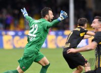 FUSSBALL SERIE A 2017/2018: JUBEL Torwart Alberto Brignoli (Benevento Calcio)